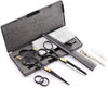 Haryali Black 6 Inch Hairdressing Barber Scissors Thinning Shears Set