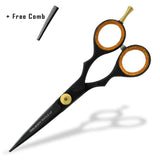 Professional Black Hairdressing Barber Scissors Men and Women